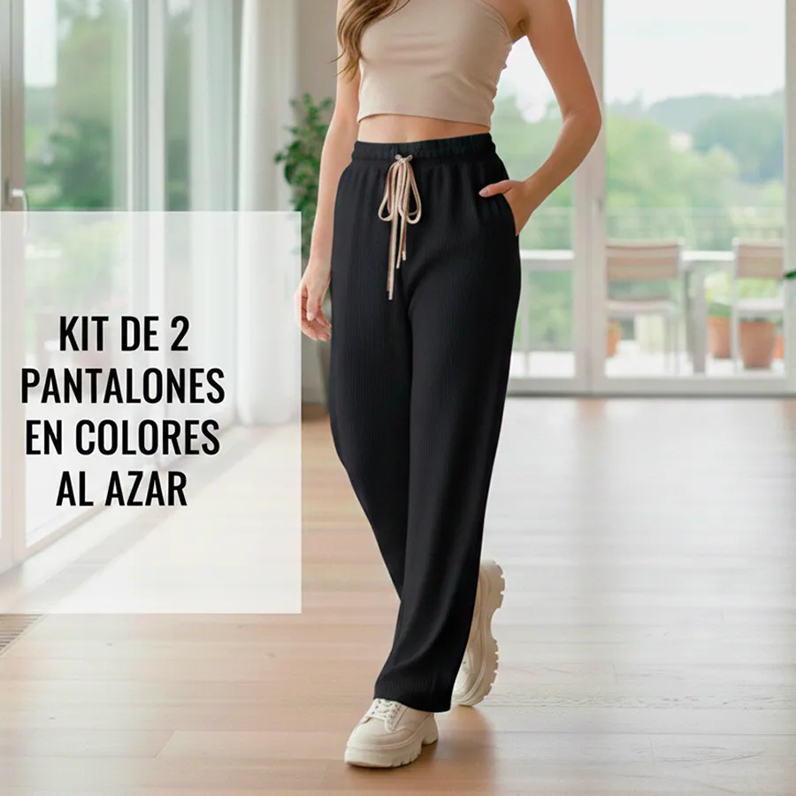 3320-NE KIT DE 2 PANTALONES 8498